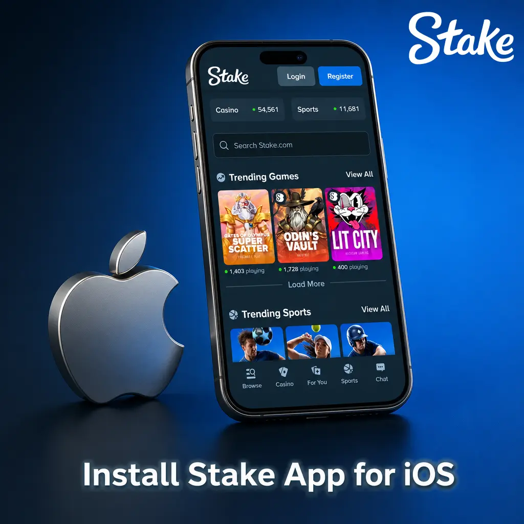 Install Stake App for iOS